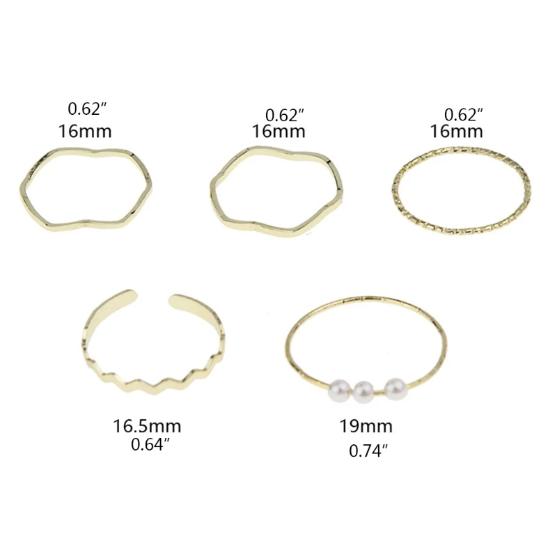 

Explosive Accessories Simple And Beautiful Geometric Ring Net Red Temperament Wild Joint Ring Set Ring Jewelry