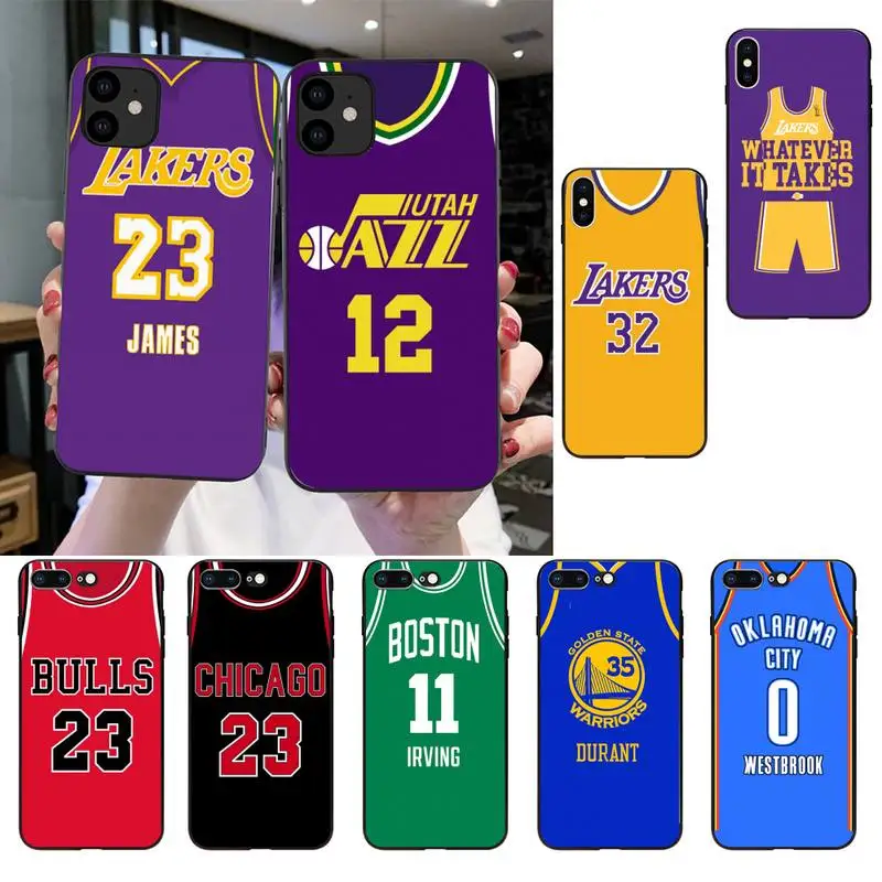 Чехол для телефона Babaite Basketball jersey iPhone SE2 11 Pro XS MAX XR 8 7 6 Plus 5 5S SE|Бамперы| |