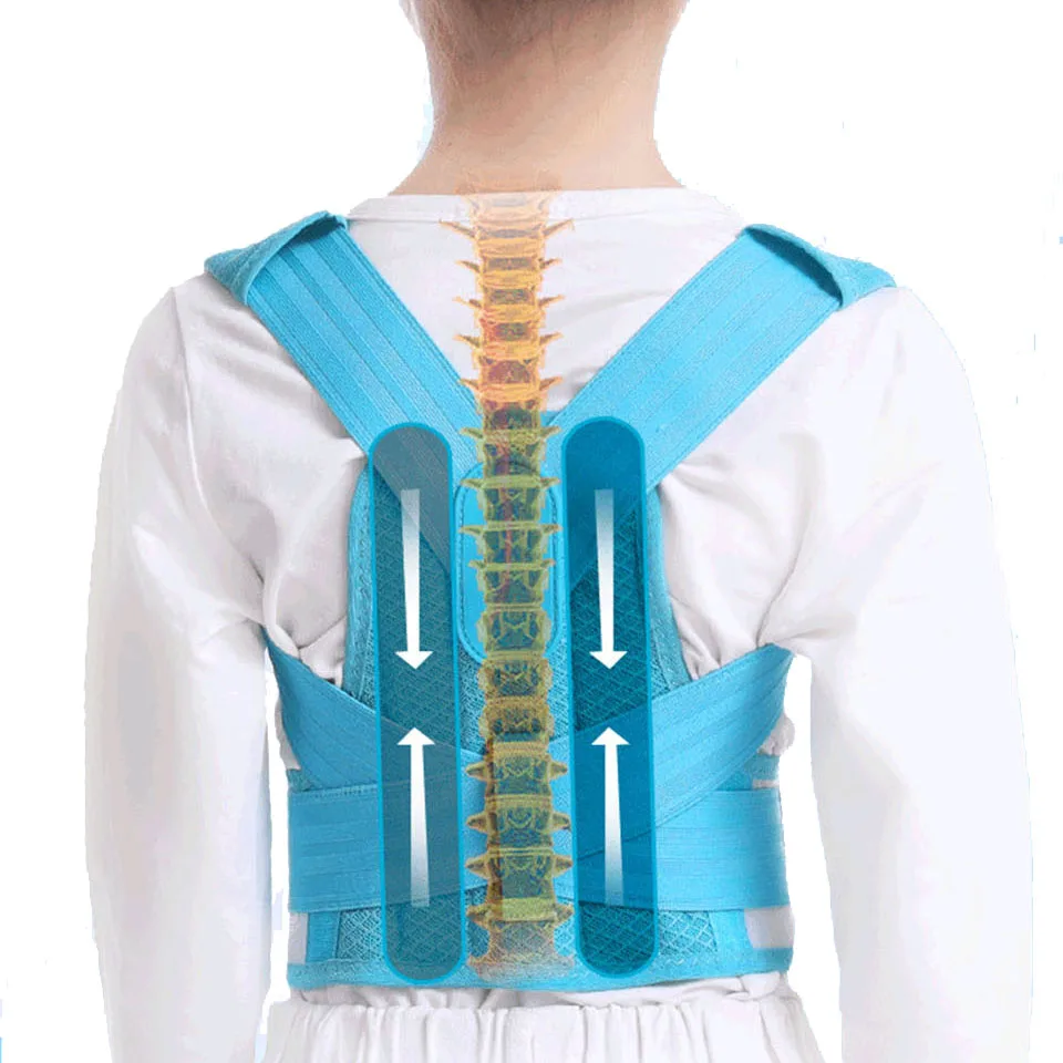 

Корректор Осанки Спины, поддержка спины, плеч, поясницы, коррекция талии для детей, дышащий, прочный, удобный