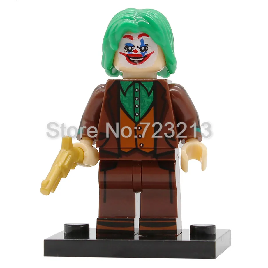 Joker Один супер герой X0227 Бейн Риддлер фигурка чучела Джокер яд плюща Пингвин Btgirl красный капюшон наборы Buidling блоки кирпичные игрушки - Цвет: Joker