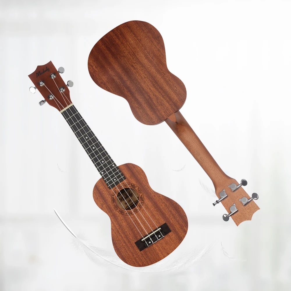 

Muslady 21 Inch Soprano Ukulele Tenor Mahogany Wood with Carry Bag High-quality ukulele tenor