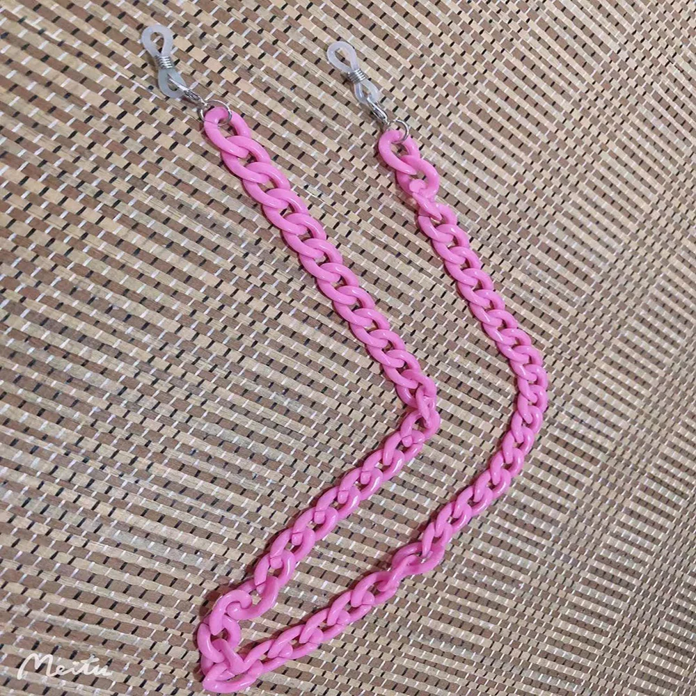 Нескользящая полимерная цепочка для очков карамельных цветов Модная