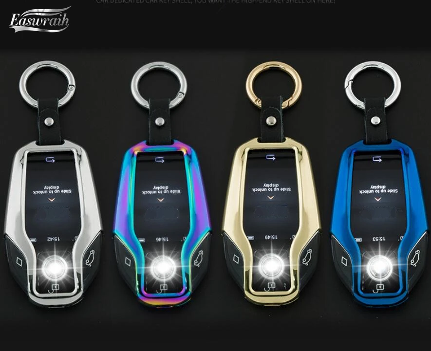 Автомобильный Гальванизированный сплав чехол для ключа Обложка кольцо BMW 2018 730i