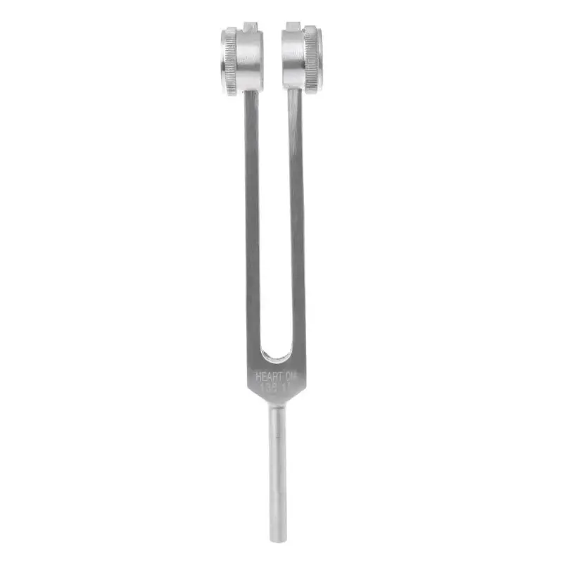 

OM 136.1Hz Aluminium Alloy Tuning Fork Chakra Hammer Ball Diagnostic Healing Tool for Eliminating Stress N1HF