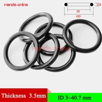 nbr 70 rubber ring gasket thickness 3 5mm0 138 replace gas oil water proof o ring seal id 3 40 7mm0 118 1 602 o rings seals