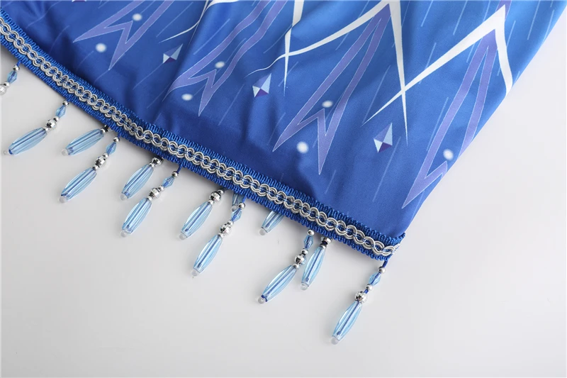 Новогодние костюмы для девочек с изображением Снежной Королевы Elza платье