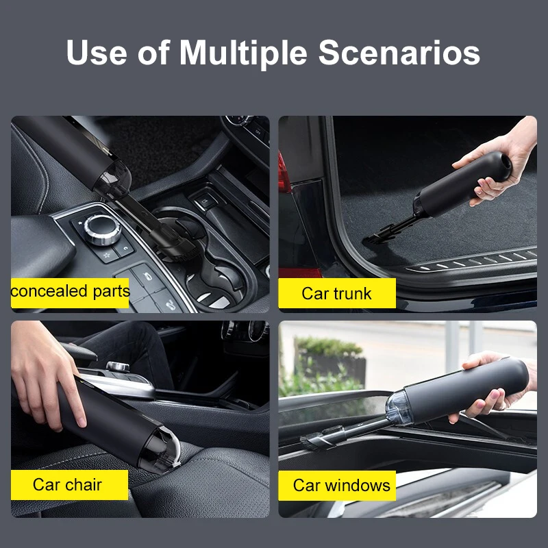 Baseus Car Vacuum Cleaner Wireless 5000Pa Handheld Mini Vaccum For Home Desktop Cleaning Portable | Автомобили и мотоциклы