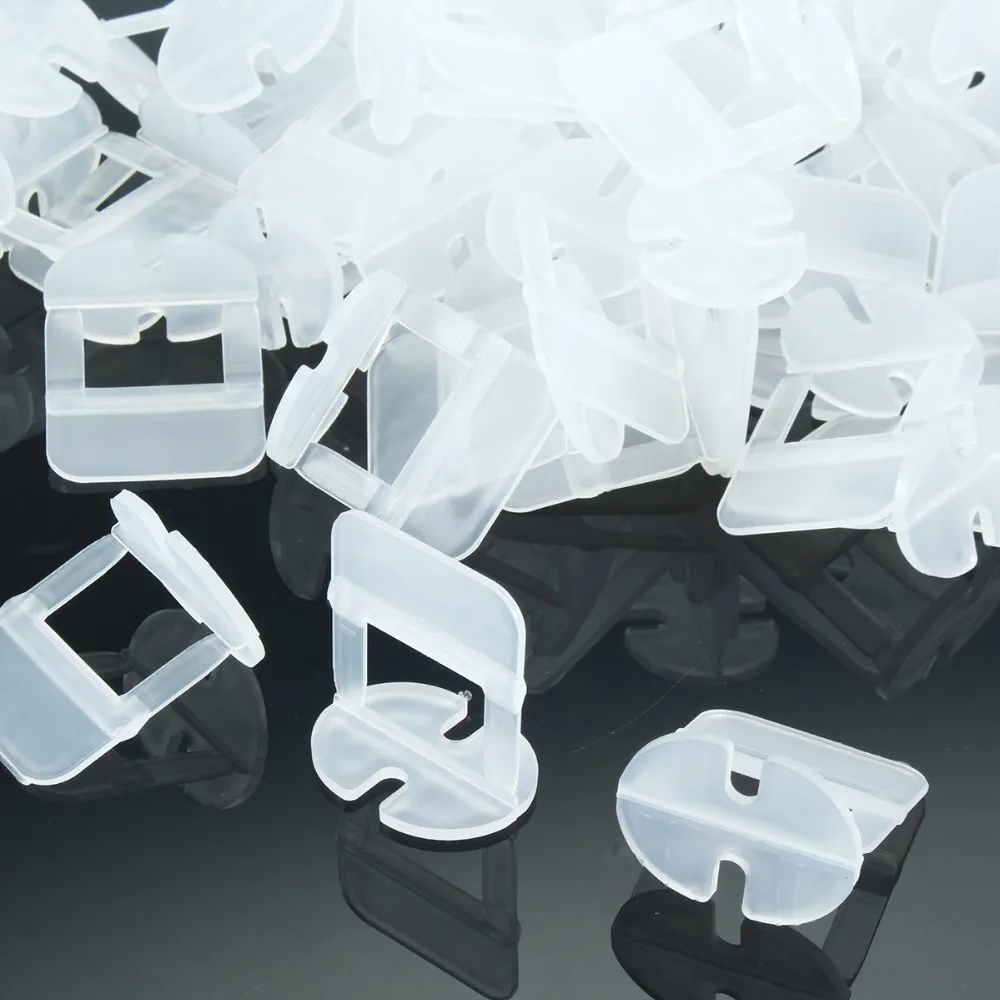 200 шт. плиточные прокладки зажимы для напольных покрытий в клеточку измерены