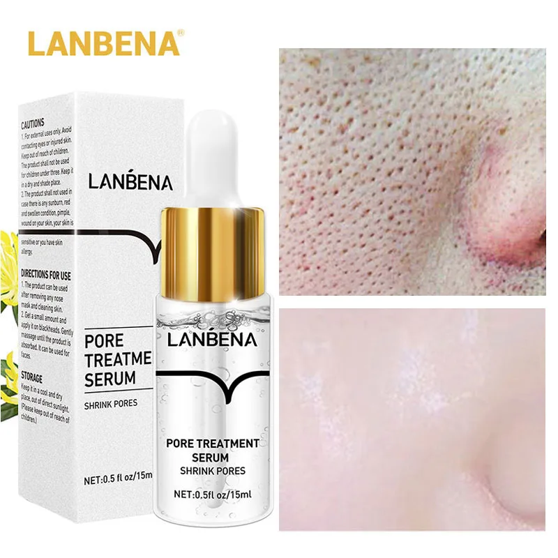 LANBENA сужение пор сывороточная эссенция лечение снятие сухости контроль жирности