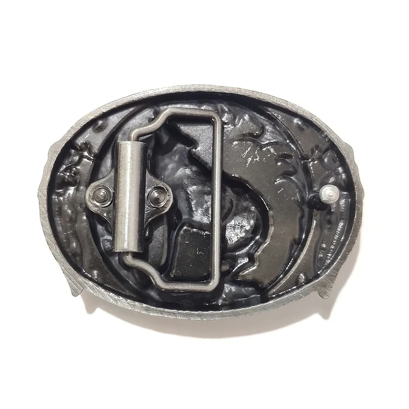 Эксклюзивная модная металлическая пряжка для ремня с изображением лесного волка