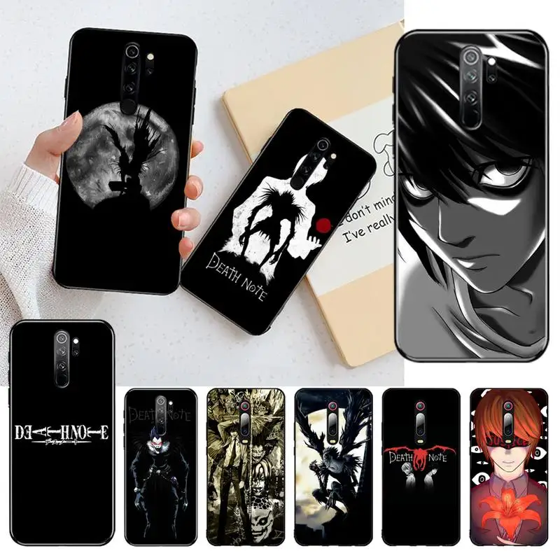 YJZFDYRM Death Note Ryuk kira мягкий черный чехол для телефона Redmi 9 8T 8A 7 6 6A Go Pro Max K20|Бамперы| |
