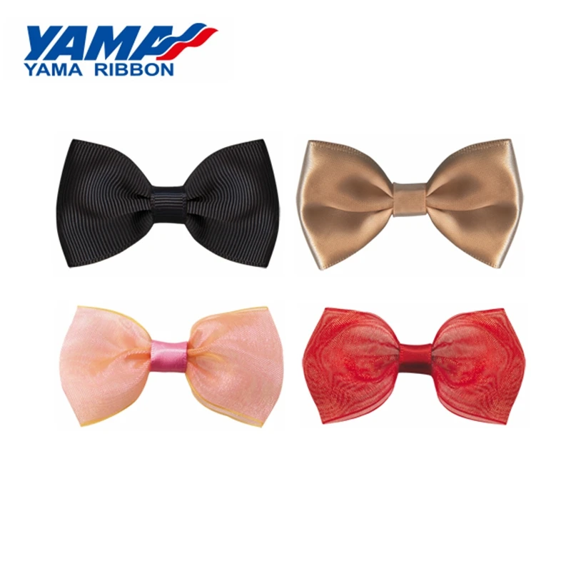 

YAMA Ribbons Bow Tie Width 66mm±3mm 200pcs/bag Satin Grosgrain Orangza Ribbon Wedding DIY Decoration Crafts