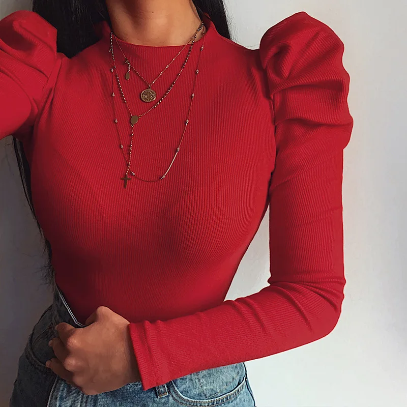 

2020 Spring Women Sexy Bodysuit Winter Fashion Casual Bodycon Solid Knitted Bodysuits Body Tops For Women Female