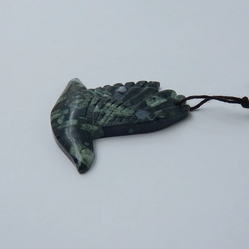 Лидер продаж подвеска из натурального камня с резной птицей 40x41x6 мм 10 3 г |