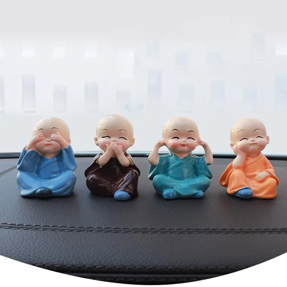 Hobbyлейн 4 шт./набор милые маленькие Мультяшные монахи форма чтобы позировать