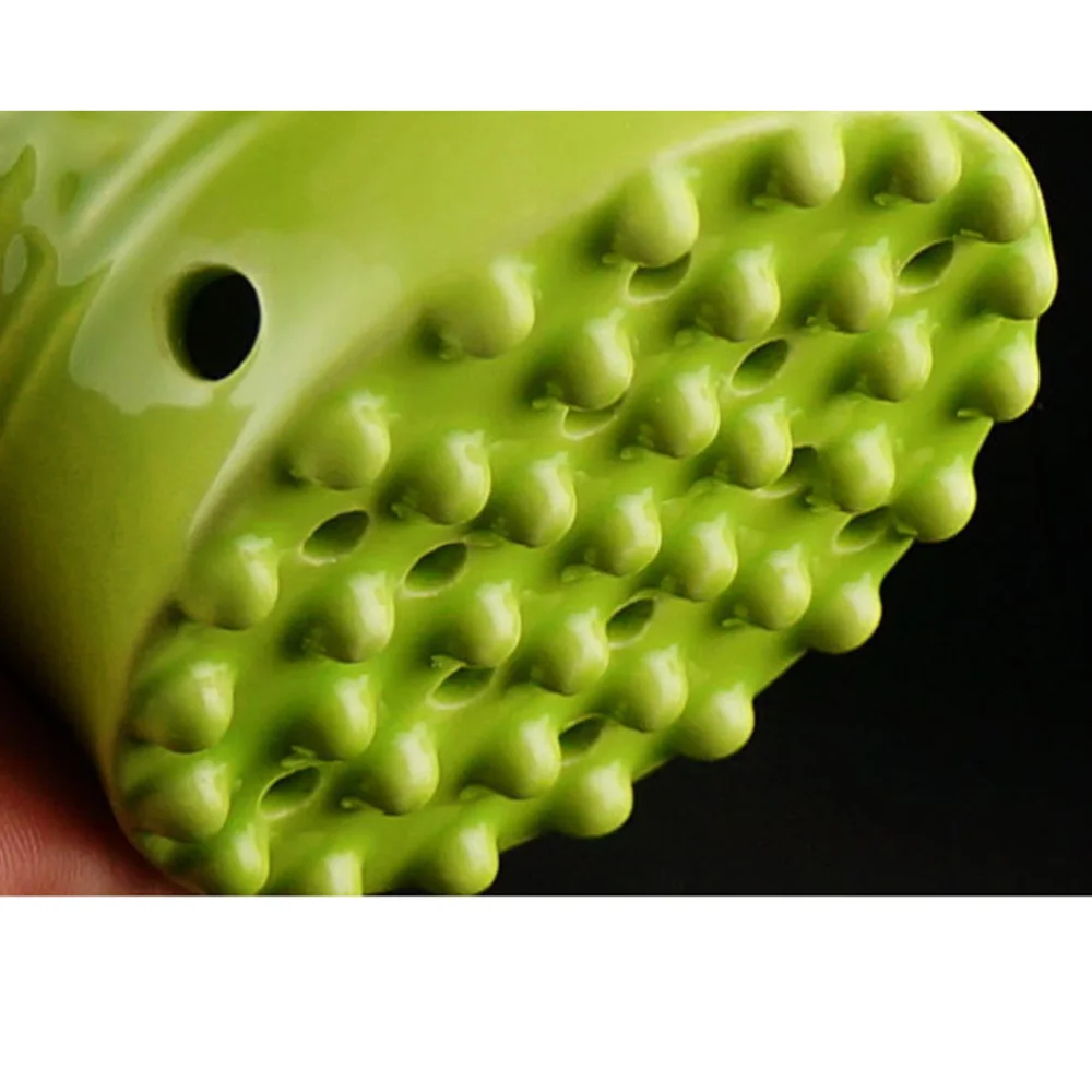 

1 Pc Ceramic Moxibustion Pot Moxa Pot Moxa Burner Moxibustion Can Moxibustion Tool (Green)