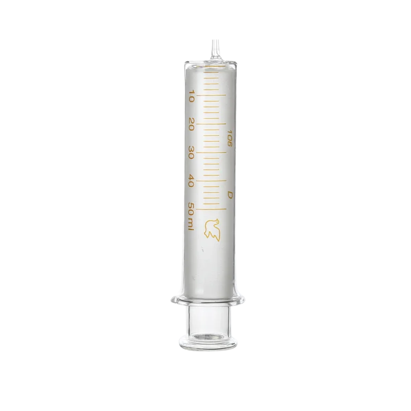 Стеклянный шприц стеклянный многоразовый пробоотборник 50 мл диспенсер для