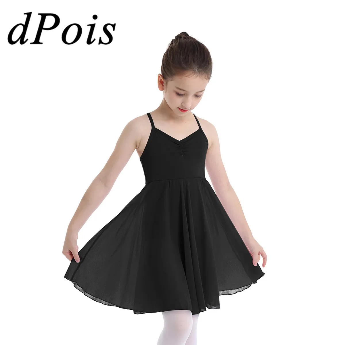 Балетное платье трико для гимнастики балетное девочек современный сценический