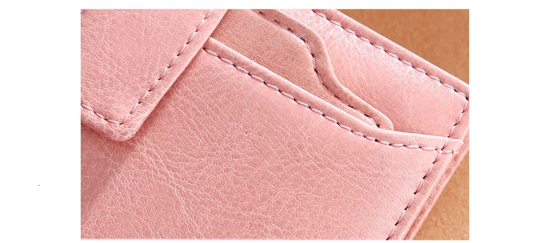 Genuine Leather Womens Wallets And Purses Coin Purse Girl Short Clutch Bags Card Holder Small Purses Carteira Feminina