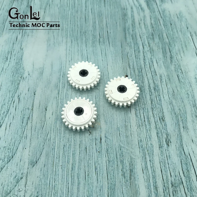 10 шт. 76244 Technic Gear 24-зубчатый клатч с серым центром MOC строительные блоки детали
