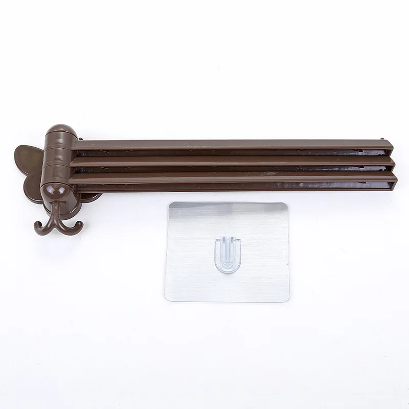 Пластиковая вешалка для полотенец настенная 1 шт. | Дом и сад