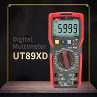 uni t ut89xd professional ncv digital multimeter 20a high current acdccapacitanceresistancetriodefrequency test true rms