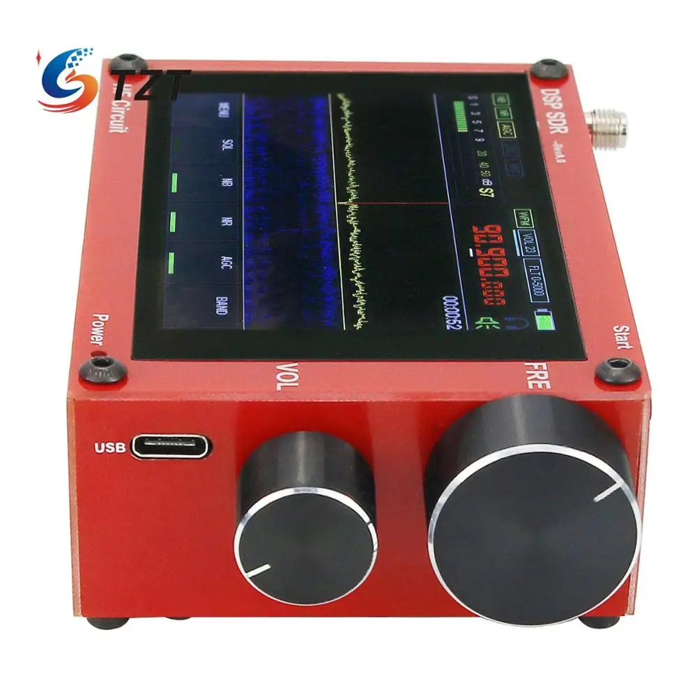 1 10c прошивка 3 5 дюймов 50 кгц-2 ГГц Малахит DSP SDR коротковолновый радиоприемник Malahit