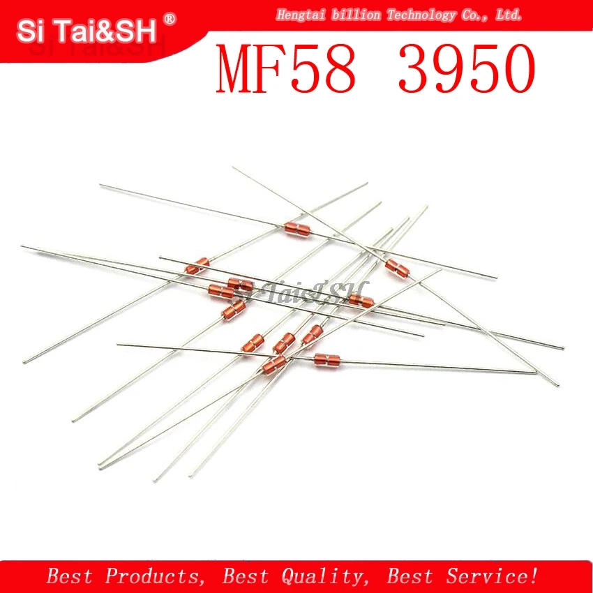 

20 шт., терморезистор NTC MF58 3950 5% B 2K 5K 10K 20K 50K 100K 200K 500K ohm