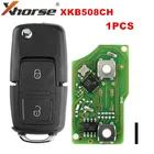 1 шт.лот XHORSE XKB508EN проводной универсальный дистанционный ключ B5 стиль 2 кнопки для VVDI Key Tool, VVDI2 (английская версия)