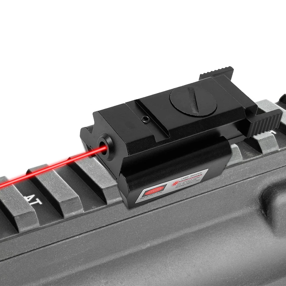 Tactical Red Laser Sight Scope with 20mm Picatinny Weaver Hunting Rail For Rifle Pistol Handgun Gun Dot | Спорт и развлечения