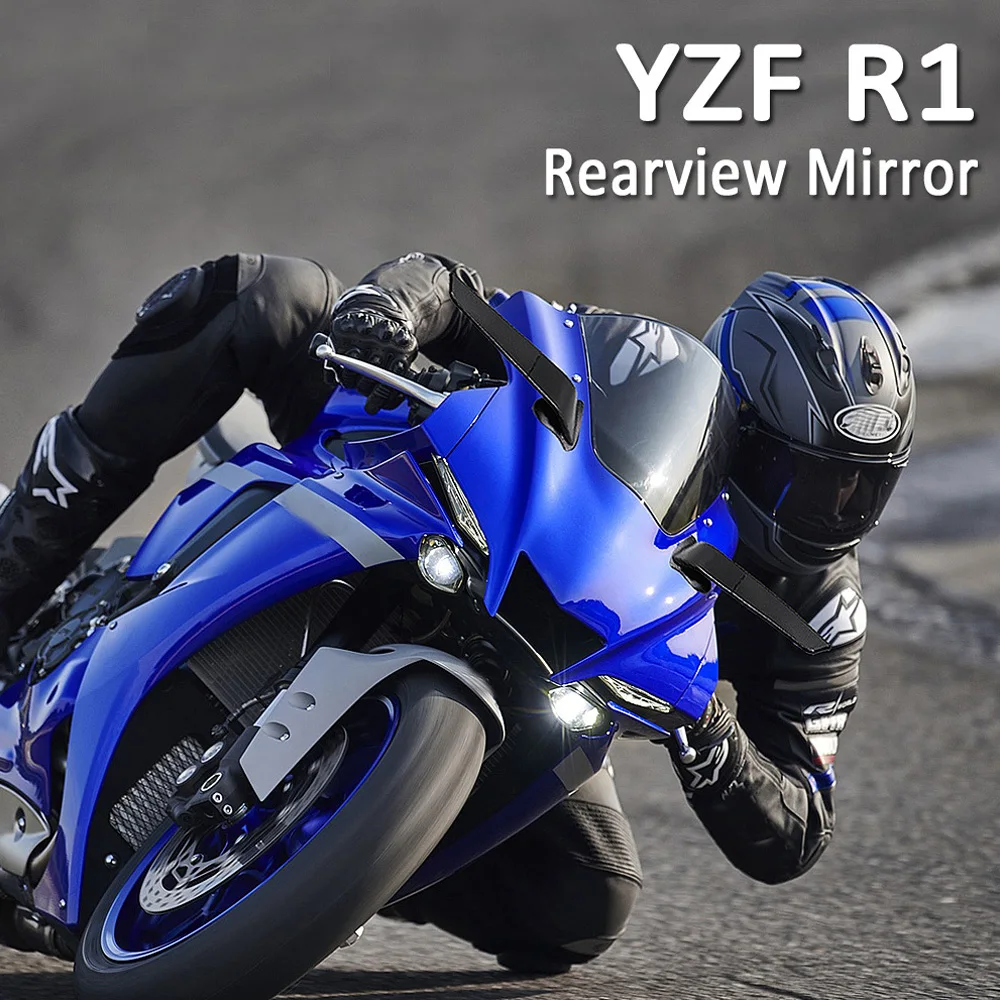 Зеркало заднего вида для Yamaha YZF R1 2020 2021 2022 | Автомобили и мотоциклы