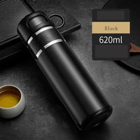 man 630ml thermos bottle with tea filter vacuum flask sealed leakproof stainless steel milk big capacity travel insulated cup