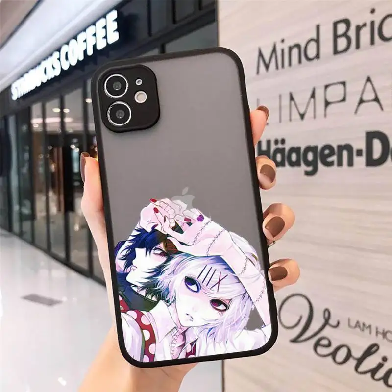 

Tokyo Ghoul JUZO SUZUYA anime Phone Cases matte transparent For iphone 7 8 11 12 plus mini x xs xr pro max cover