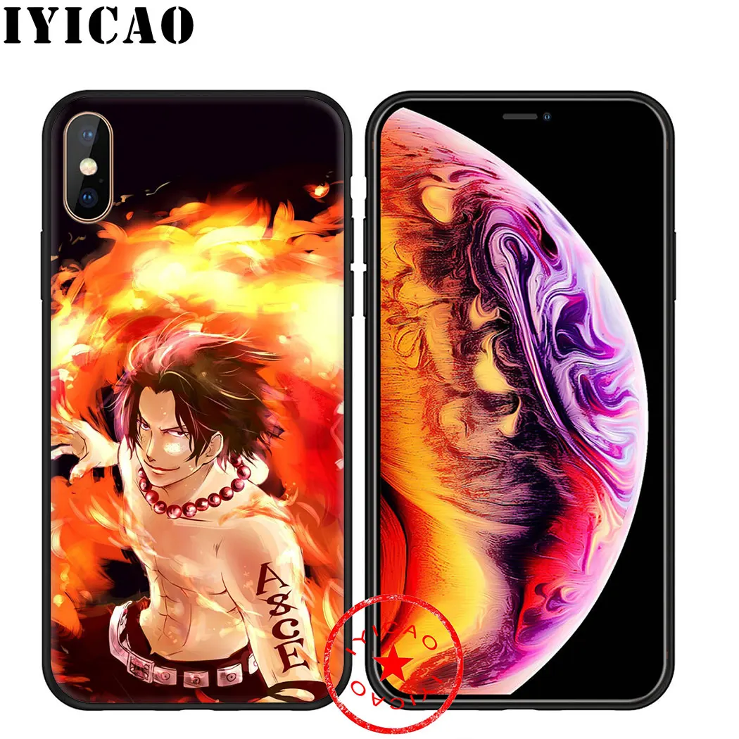IYICAO one piece Luffy B мягкий чехол для iphone 11 Pro Xr Xs Max 6 6s 7 8 Plus 5 5S Se силиконовый TPU Plus| |