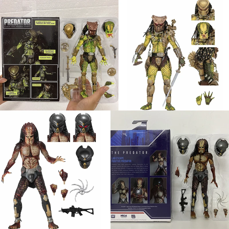 NECA Elder лаборатория побег утечек Хищник инопланетный Воин фигурку Золотой Kenner