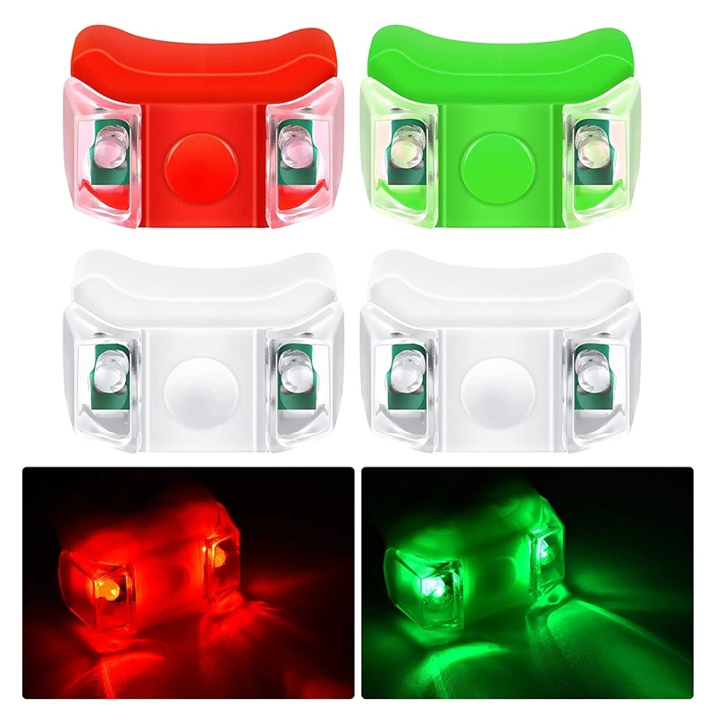 4 x LED Boat Navigation Lights for Yacht Motorboat Bike Hunting Night Running Fishing | Автомобили и мотоциклы