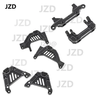 cnc aluminum jzd rc shock hoops bumper mount for 16 rc crawler car axial scx6 jeep jlu wrangler upgrade parts