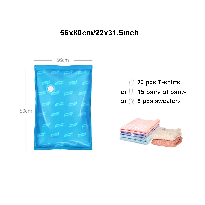 

Vacuum Bag Clothes Quilt Storage Bags Hand Compressed Saving Space Moving Packing Bag Finishing Clothes Quilt Vacuum Bag