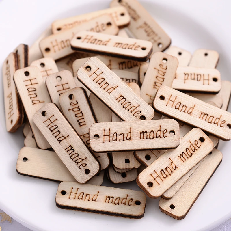 25/50 шт. деревянные пуговицы в виде букв | Дом и сад