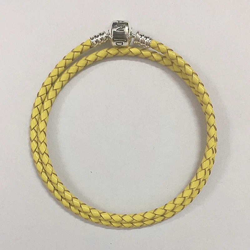 S925 pure leather bottom chain is suitable for original Pandora jewelry bracelet girl Mujie rope beads DIY ladies exqui | Украшения и