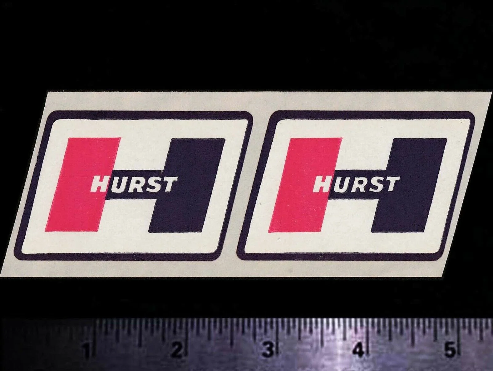 Для x2 HURST Shifters-набор из 2 оригинальных винтажных переводных картинок/наклеек 1960s 70s