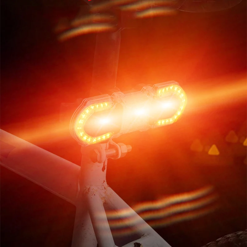 

Bike Wireless Remote Turn Signal Lights Bicycle LED Taillight Easily Installation Warning Lamp Cycling Accessories NN020A