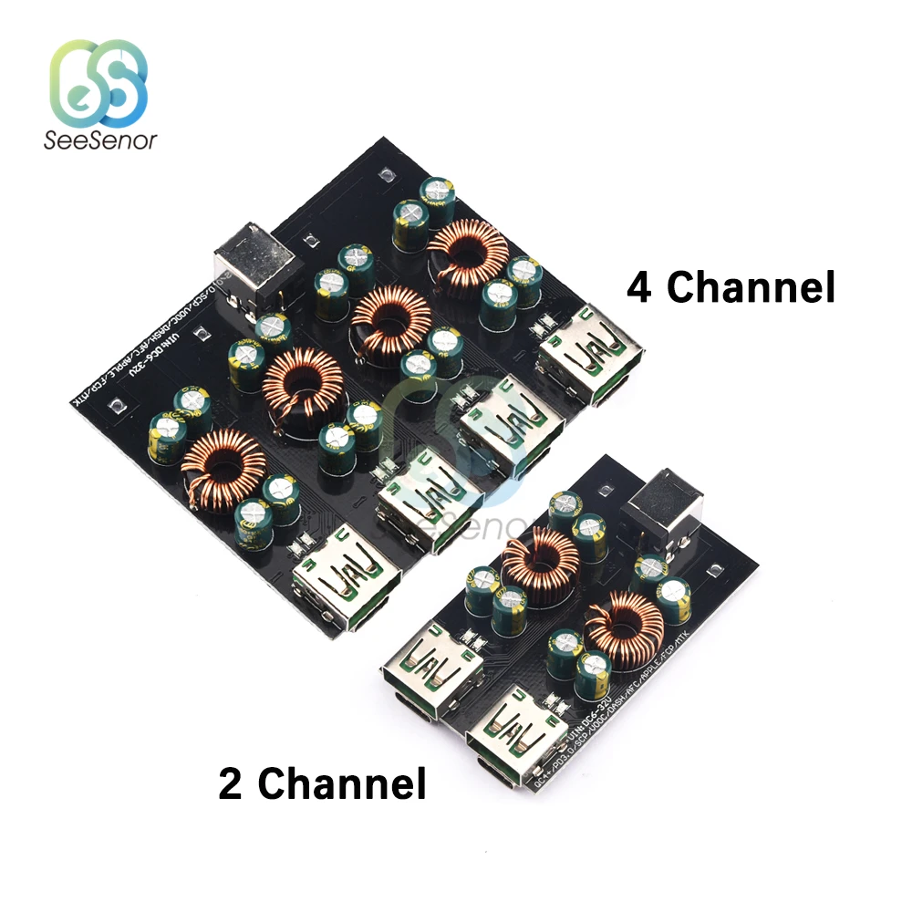 

QC4.0 QC3.0 USB Type-C Mobile Phone Quick Charge Adapter 6 -32V Step Down Module Buck Converter for Huawei SCP/FCP PD Qualcomm