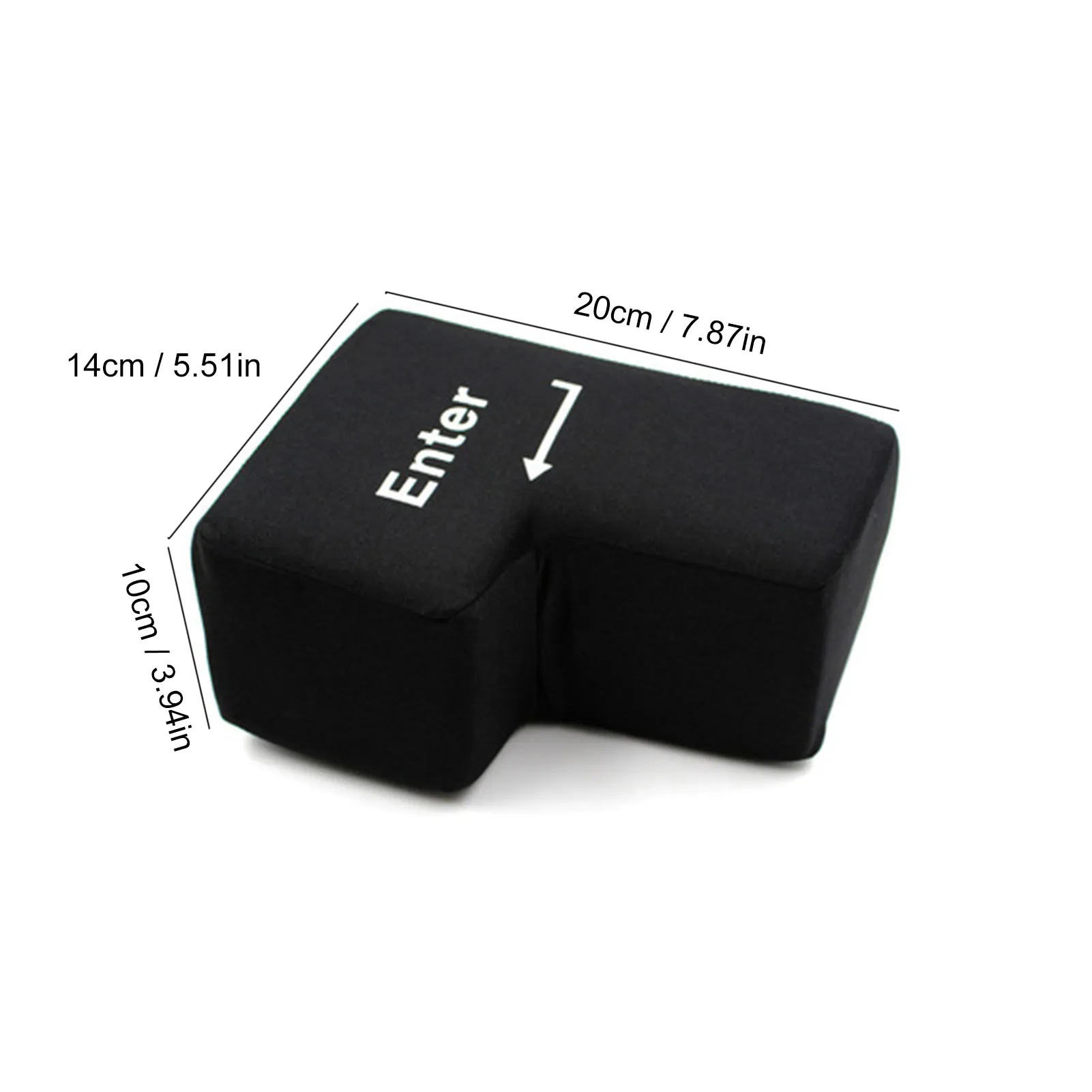 

1 Pcs USB Big Computer Enter Key Comfortable Desktop Pillow Stress Relief Gift For Customer Service Programmer Friends