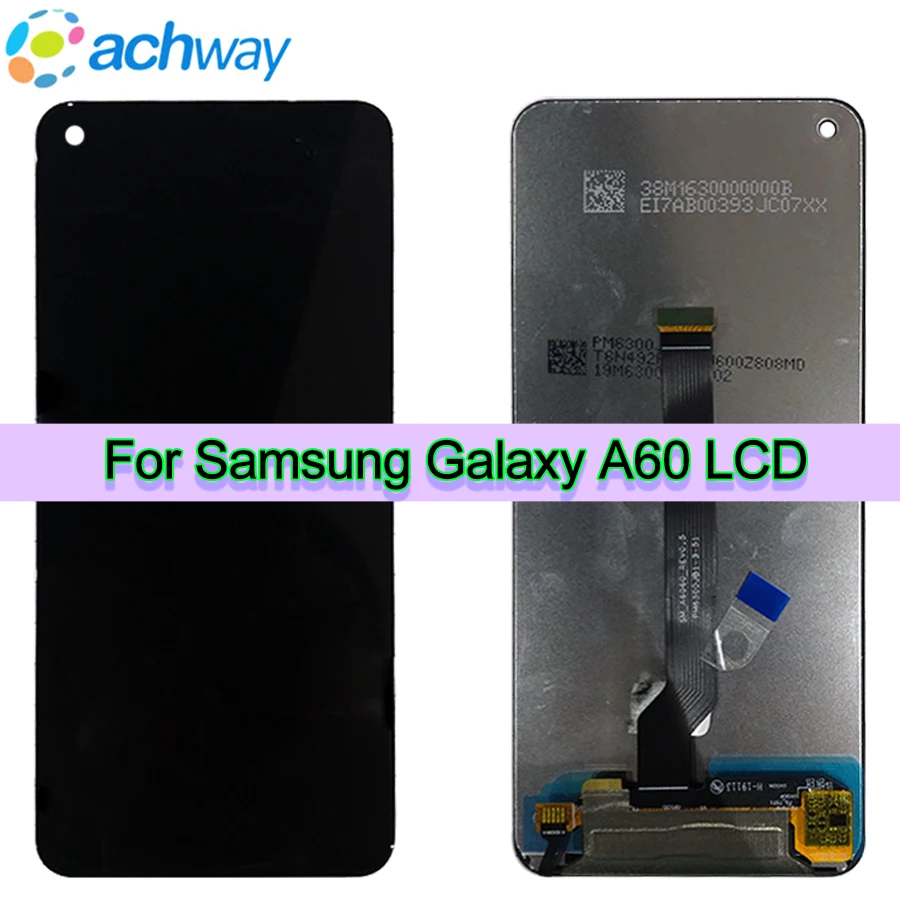 

Новинка, ЖК-дисплей для Samsung Galaxy A60 2019, сенсорный экран, дигитайзер в сборе, SM-A606F/DS, для Samsung A6060FD, ЖК-дисплей