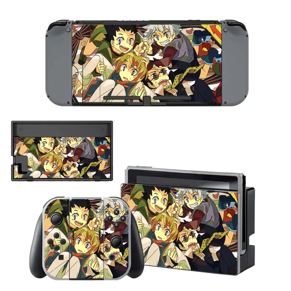 vinyl screen skin hunter x hunter protector stickers for nintendo switch ns console controller stand holder skins vinyl free global shipping