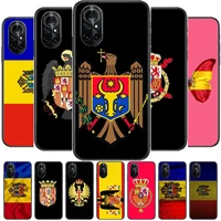 spain spanish flag clear phone case for huawei honor 20 10 9 8a 7 5t x pro lite 5g black etui coque hoesjes comic fash design