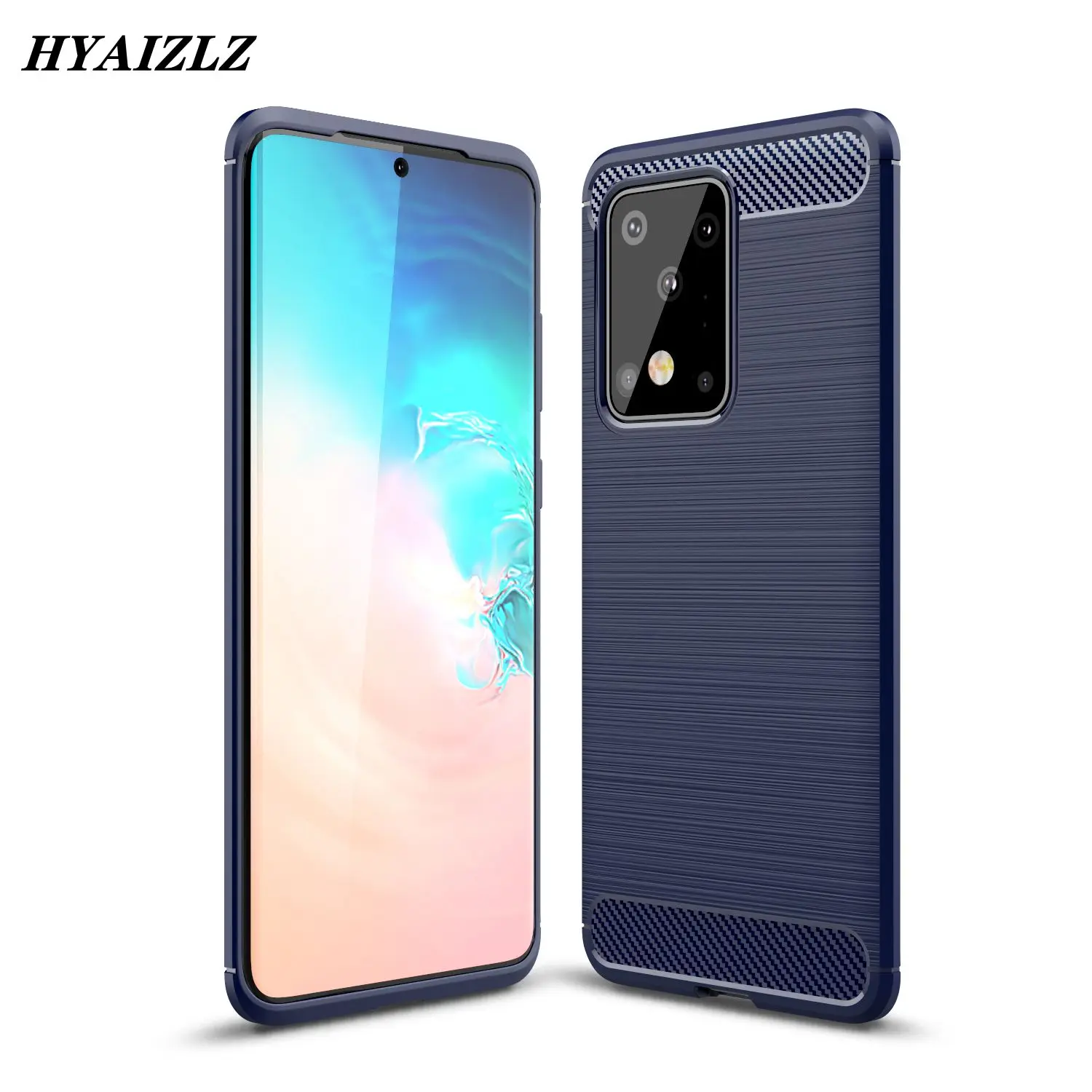 

Ultra Thin Case For Galaxy S20 Ultra S10 S8 S9 Plus S7 Edge Note 10+ 5G Men Shell Carbon Fiber Soft TPU Phone Back Cover