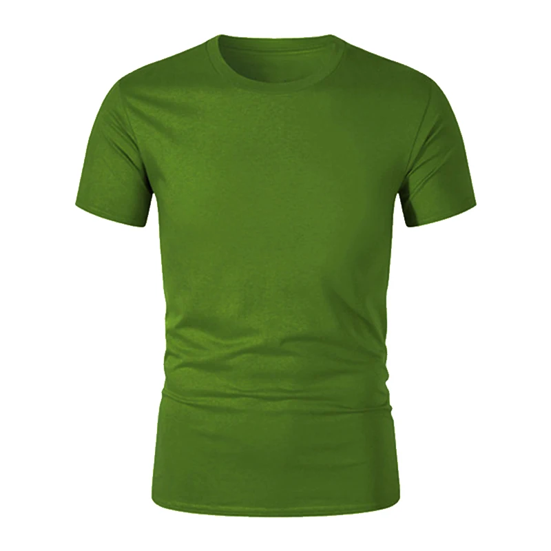 

2021 Brand New Fashion Casual Men's T-Shirt Short-Sleeve Man T Shirt Short Sleeve Pure Color Men T Shirt T-Shirts For Male Tops