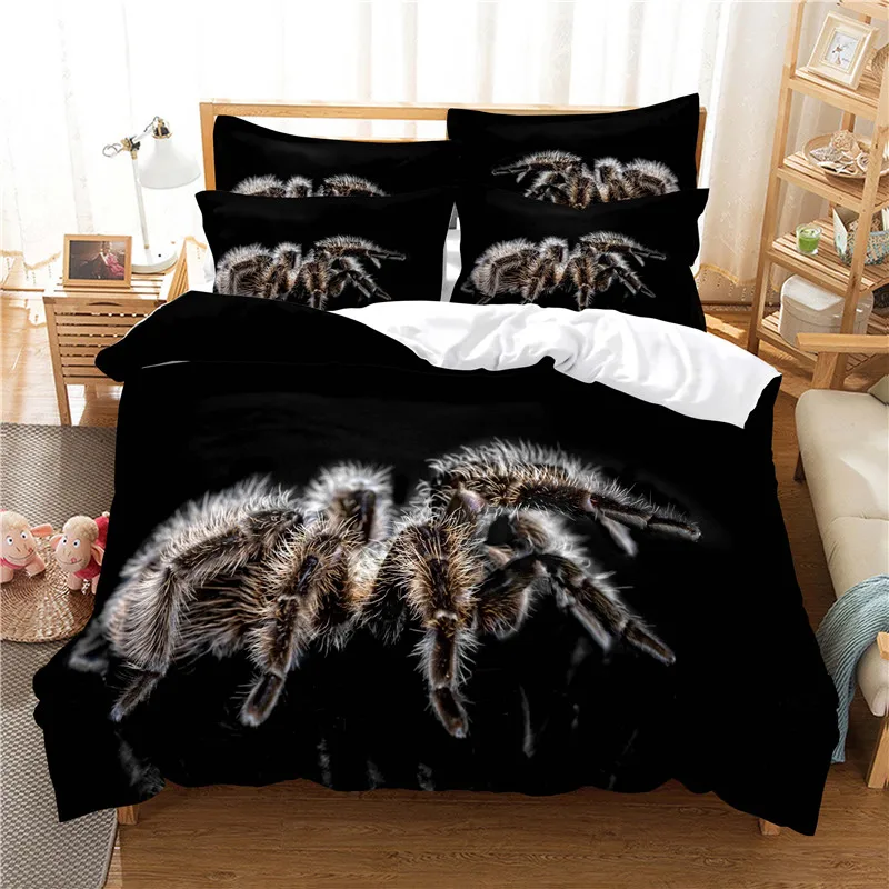 

Große Spinne Bettwäsche Bettbezug-set 3d Digitaldruck Bett Leinen Mode Design Tröster Abdeckung Bettwäsche-sets Bett Set